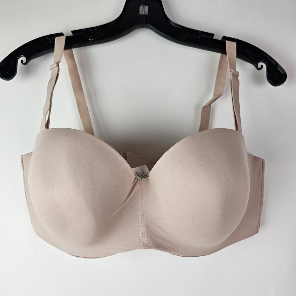 Chantelle Bra C13F50 Norah Lace Convertible Strapless 36DD 36E Pink NWOT